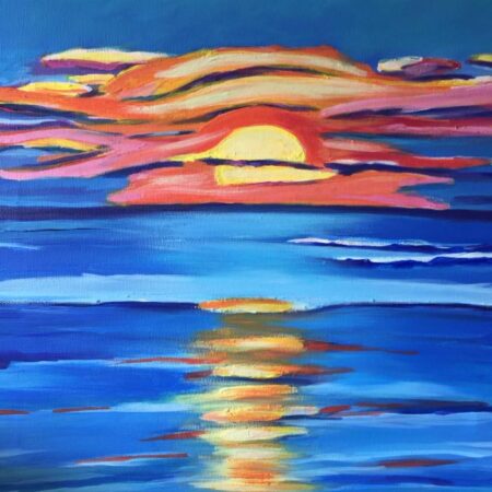Abstract sunrise