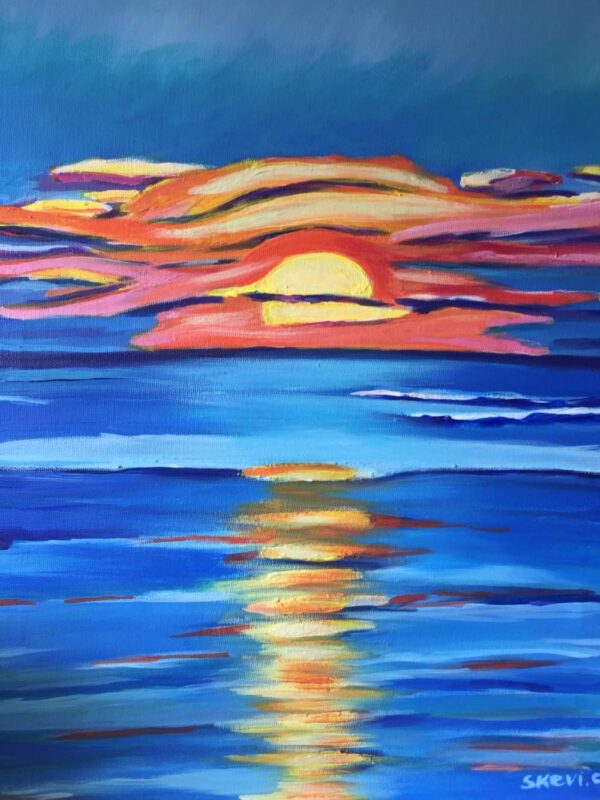 Abstract sunrise
