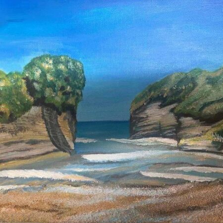 Mountains by the sea